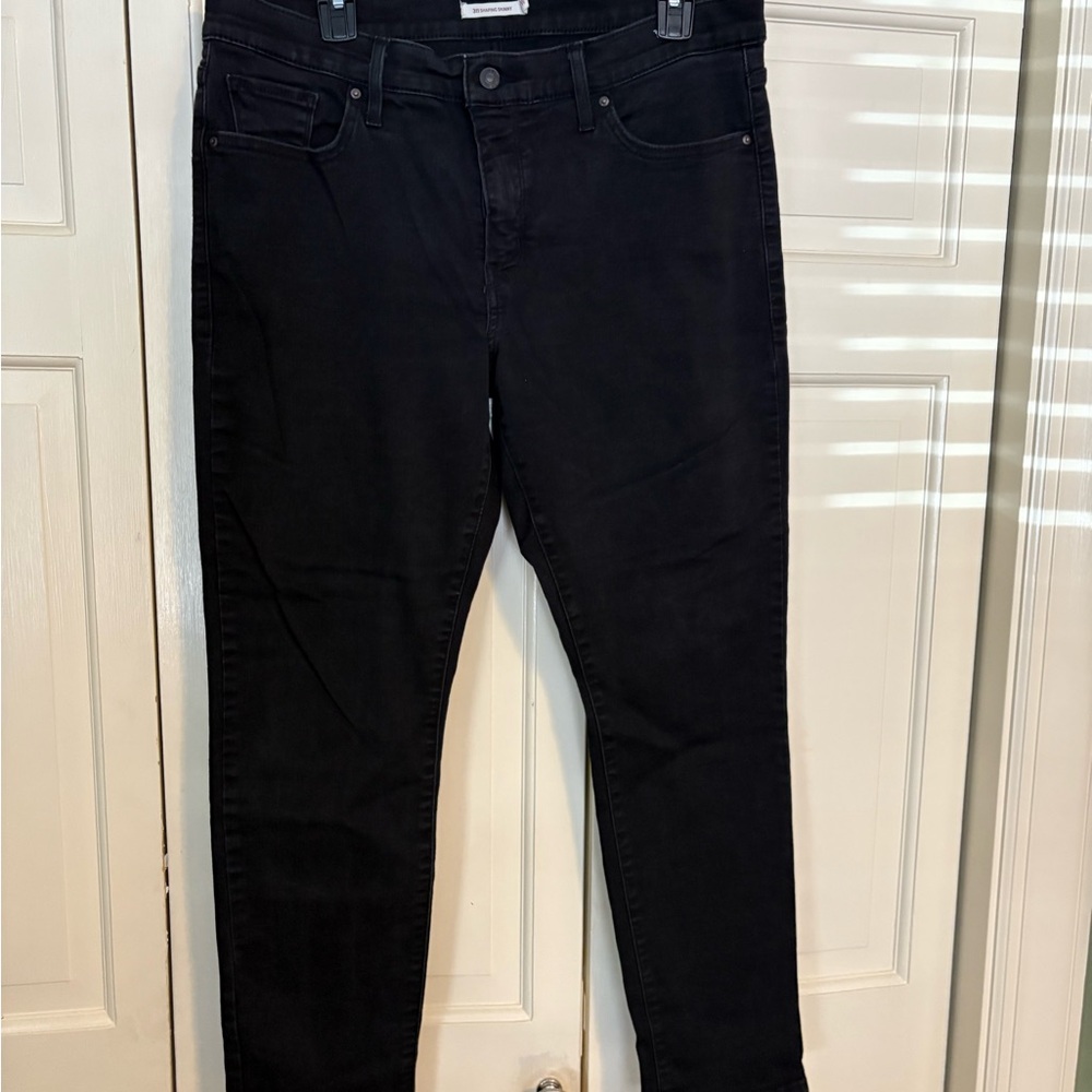 Levi's Women's Dark Black Shaping Skinny Jeans
